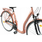 Mestský bicykel 28" 7 prevodový SPRICK Zündapp s nízkym nástupom hliníkový rám: 18" Medená